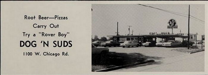 Dog n Suds (DogNSuds, Dog-N-Suds) - Stugis - 1100 W Chicago 1 - 1967 Ad